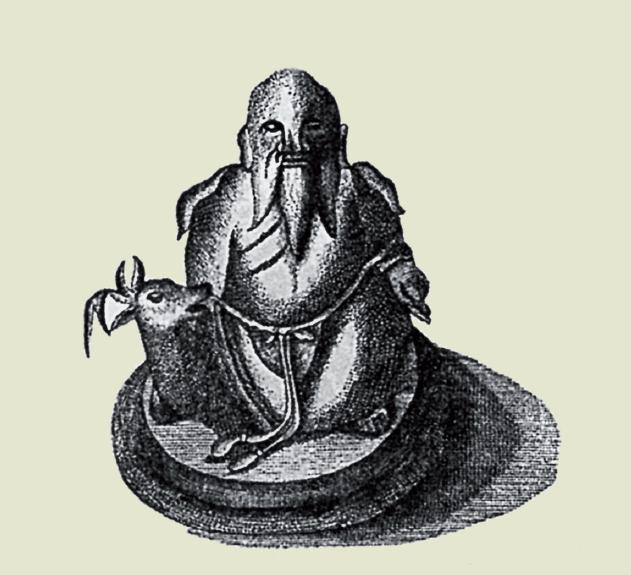 Изображение доброго божества древних камчадалов. 1774 г.