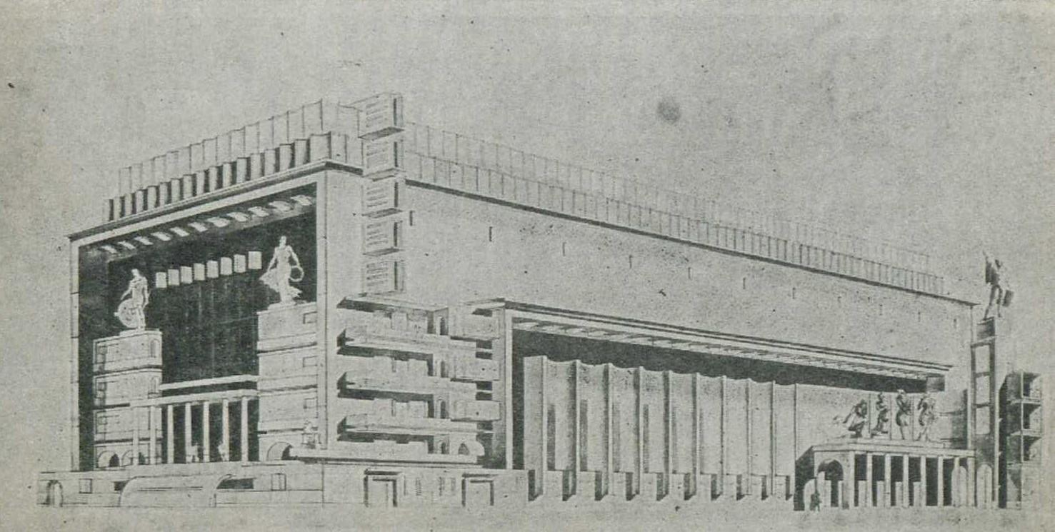И. Голосов. Театр им. Вс. Мейерхольда. (1933 г.)